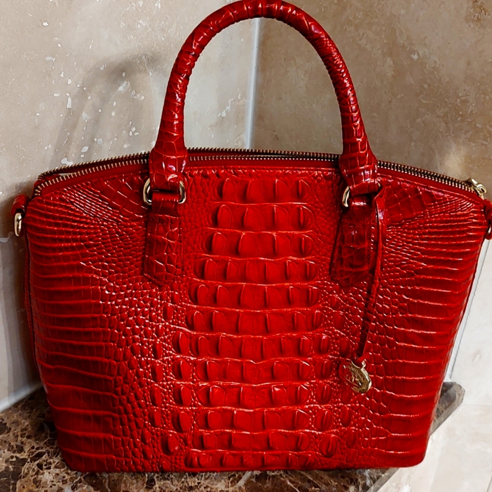 Brahmin red purse